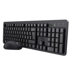 Trust TKM-360 keyboard Mouse included Office RF Wireless QWERTY Italian Black