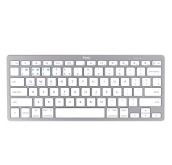 Tastiera wireless bluetooth - argento - Trust