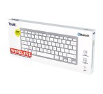 Tastiera wireless bluetooth - argento - Trust