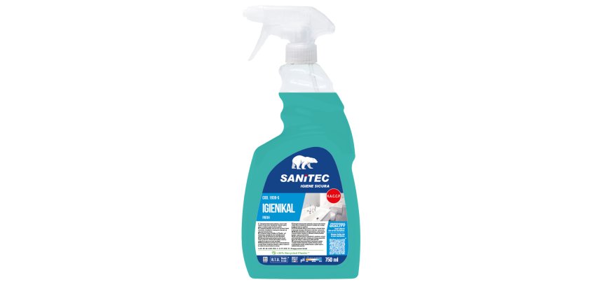Detergente disincrostante Igienikal - trigger 750 ml - balsamico - Sanitec