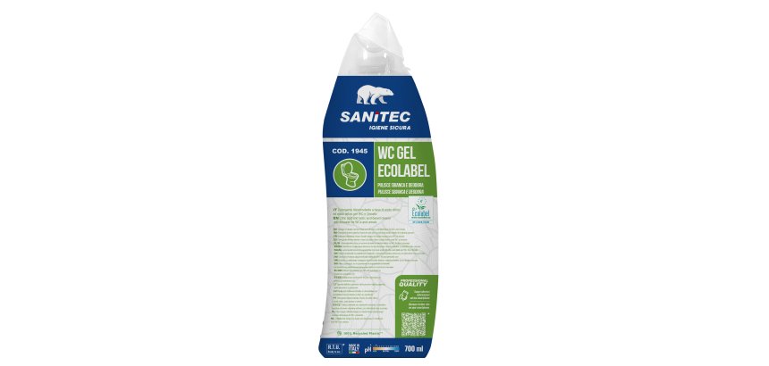 Detergente disincrostante Wc Gel Green Power - 700 ml - fresco - Sanitec