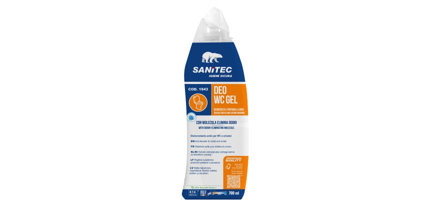Detergente disincrostante Deo Wc Gel - eliminaodori - 700 ml - pino - Sanitec