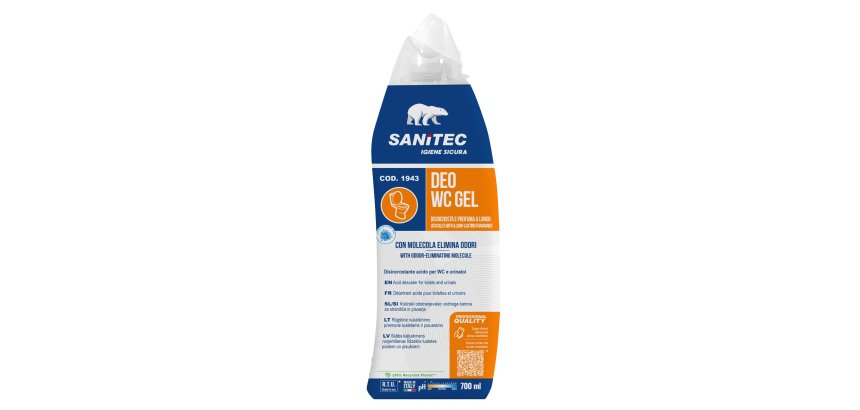 Detergente disincrostante Deo Wc Gel - eliminaodori - 700 ml - pino - Sanitec
