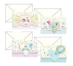 Biglietto auguri portasoldi Matrimonio - 11,7 x 17 cm - 4 soggetti assortiti - Kartos