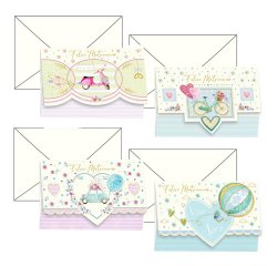 Biglietto auguri portasoldi Matrimonio - 4 soggetti assortiti - Kartos