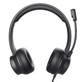 Trust HS-260 Headset Wired Neck-band Office/Call center USB Type-A Black