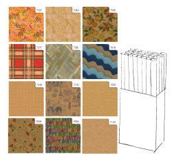 Rotolo carta regalo Kraft - 2 x 0,70 m - Rex Sadoch