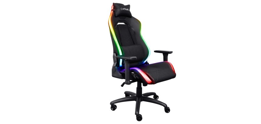 Sedia gaming GXT719 RUYA RGB - nero - Trust