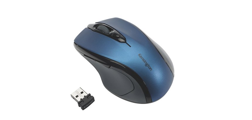Mouse wireless Pro Fit - di medie dimensioni - blu zaffiro - Kensington