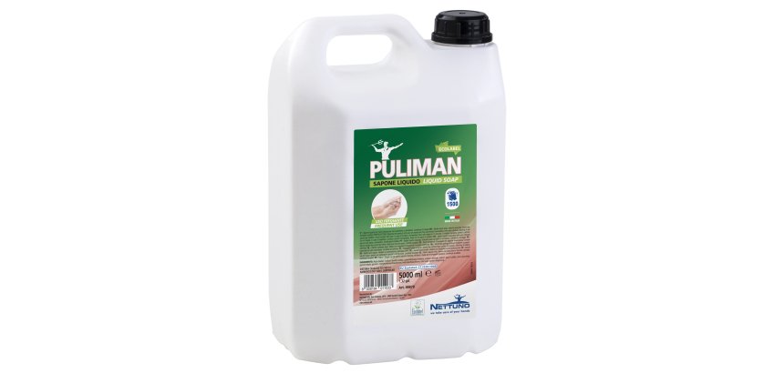Sapone liquido Puliman Ecolabel - 5 L - Nettuno