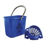 Secchio Polar - con strizzatore - 15 L - blu - PerfettoFactory