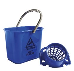 Secchio Polar - con strizzatore - 15 L - blu - Perfetto