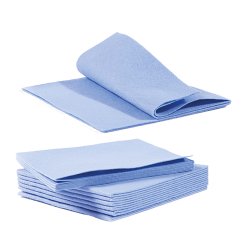 Panno multiuso Omni - 40 x 38 cm - TNT - blu - Perfetto - conf. 10 pezzi