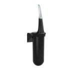 Portascopino da parete Skin - 38,6 x 11,3 x 9,3 cm - nero Carbon - Mar Plast