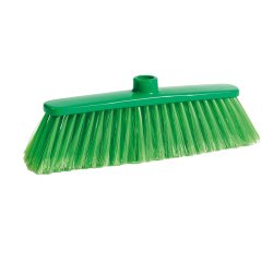 Scopa Alma - per interni - verde - 33 x 7,5 x 11,5cm - PPL/PVC - PerfettoFactory