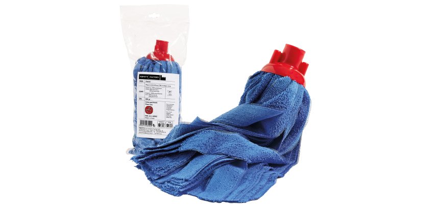 Mop Falcon - 200 gr - microfibra - rosso - PerfettoFactory