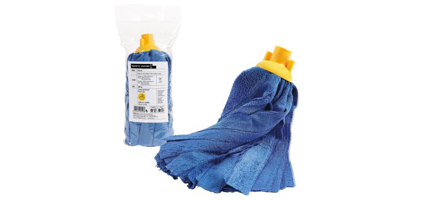 Mop Falcon - 200 gr - microfibra - giallo - PerfettoFactory