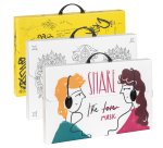 Valigetta polionda Smart - 36,5 x 56,5 cm - dorso 5,5 cm - fantasie assortite - Favorit