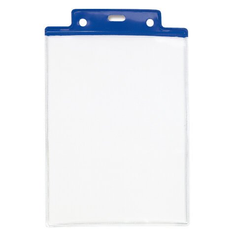 Portanome Pass 6S-P - 10 x 15 cm (A6) - PVC - blu - Sei Rota - conf. 50 pezzi