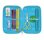 Astuccio 3 zip Candy collection - 19,5 x 7,5 x 12,9 cm - tessuto - fantasie assortite - Giotto