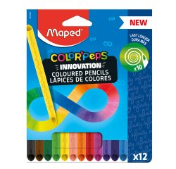 Pastello Color'Peps Infinity - colori assortiti - Maped - conf. 12 pezzi