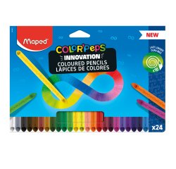 En_lapices de colores maped color peps infinity caja de 24 colores surtidos