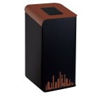 Gettacarte Rubik Evo - per raccolta differenziata - 80 L - marrone - Medial