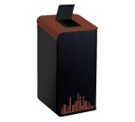 Gettacarte Rubik Evo - per raccolta differenziata - 80 L - marrone - Medial