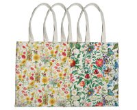 Shopper Nature Flowers - 42x38,5 cm - eco cotone - fantasie assortite - Pigna