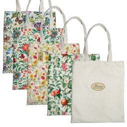 Shopper Nature Flowers - 42x38,5 cm - eco cotone - fantasie assortite - Pigna