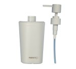 Dispenser sapone liquido Pronto Bagno - diametro 8 cm - 450 ml - PPL - bianco - Perfetto