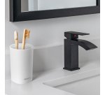 Bicchiere porta spazzolini Pronto Bagno - diametro 8 cm - H 12,5 cm - PPL - bianco - Perfetto