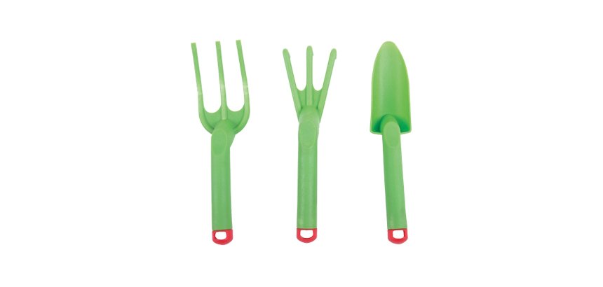 Set 3 attrezzi da giardinaggio bambino - Cwr