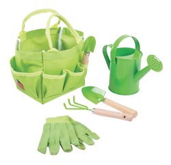 Borsa con 5 attrezzi da giardinaggio bambino - Cwr