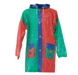 Impermeabile bambino - taglia 6-8 anni - PVC - multicolor - Verdemax