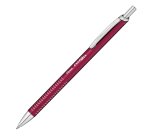 Penna roller EnerGel Metal Slim - punta 0,7 mm - fusto rosso - Pentel