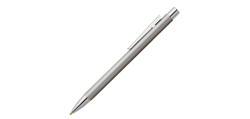 Penna a sfera Neo slim - punta M - fusto acciaio - Faber-Castell