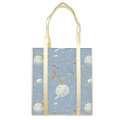 Shopper con manici - fantasia Il Piccolo Principe - 35 x 40 x 8 cm - carta lavabile 100 gr - Kartos