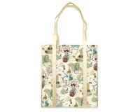 Shopper con manici - fantasia Alice - 35 x 40 x 8 cm - carta lavabile 100 gr - Kartos