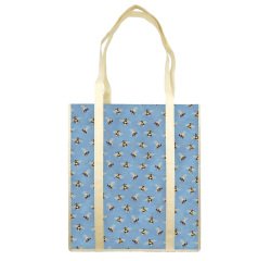 Shopper con manici - fantasia Bees - 35 x 40 x 8 cm - carta lavabile 100 gr - Kartos