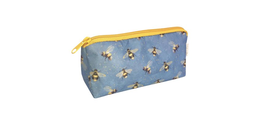 Astuccio c/zip Bees - 19,5 x 8 x 6 cm - carta lavabile 100 gr - Kartos