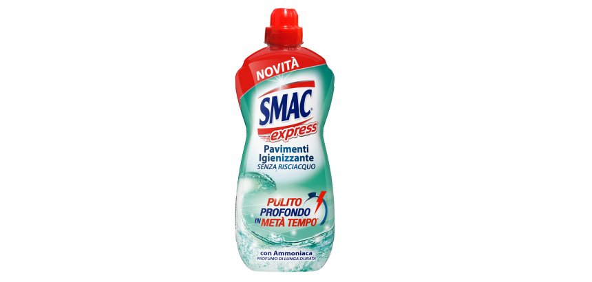 Smac Express pavimenti - igienizzante con ammoniaca - 1 L - Smac