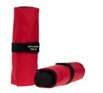 Astuccio arrotolabile Roller - con astuccio zip interno - 24 scomparti - 7,5 x 21,5 cm - tessuto - rosso - Koh.I.Noor