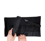 Astuccio arrotolabile Roller - con astuccio zip interno - 24 scomparti - 7,5 x 21,5 cm - tessuto - rosso - Koh.I.Noor