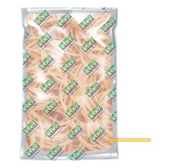 Elastico ad anello - diametro 10 cm - 1 kg - gomma - giallo - Lebez
