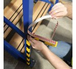 Profilo paracolpi angolare C20 - giallo/nero - Durable