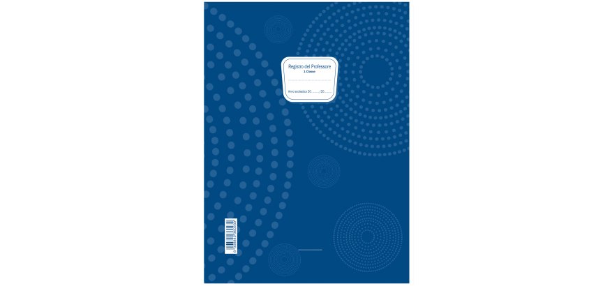 Registro del Professore (1 classe) - 34 x 24 cm - 3125PS000G - Data Ufficio