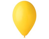 Palloncino - diametro 26 cm - lattice - giallo - Big Party - conf. 25 pezzi