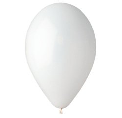 Palloncino - diametro 26 cm - lattice - bianco - Big Party - conf. 25 pezzi