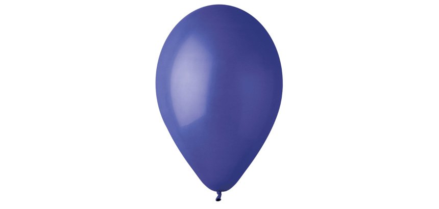 Palloncino - diametro 26 cm - lattice - blu - Big Party - conf. 25 pezzi
